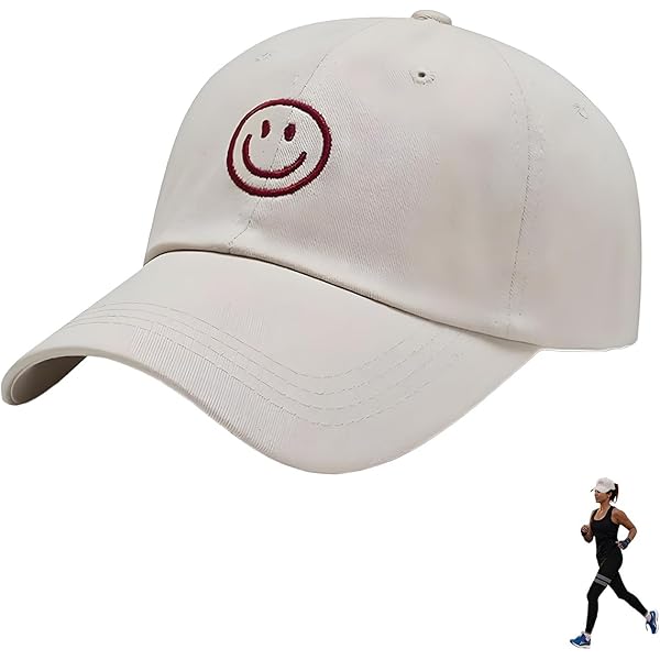 Lot De 2 Casquettes De Baseball Smiley, Chapeaux De Soleil à Large Bord, Chapeaux De Protection Solaire Pour L'extérieur