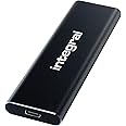 Integral SlimXpress 4TB USB & USB-C 3.2 Gen 2 Portable External SSD - Super Fast 1050MB/s Read / 1000MB/s Write speeds, Sleek Aluminium Casing and Plug & Play. Mac, PC, XBOX & Playstation Compatible