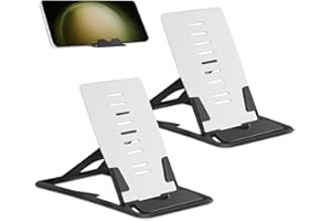 ACANDYA 2 Pack Soporte Móvil Mesa para iPhone 16 Pro MAX 15Plus, Soporte Teléfono Plegable para Xiaomi 14T Ultra 12 Lite Redmi Note 13, Soporte Universal para Google Pixel 9 Pro Fold Galaxy A16 A25 A15 Negro