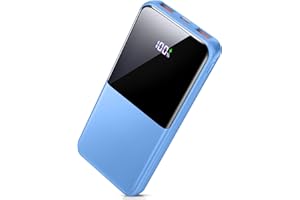 DOUBC Batterie Externe 10000mAh, 22.5w Power Bank Charge Rapide Chargeur Externe USB C Input & Output avec 0-100% Écran LCD, Batterie Portable Compatible avec iPhone 16 15 14 13 Pro Max Samsung iPad etc