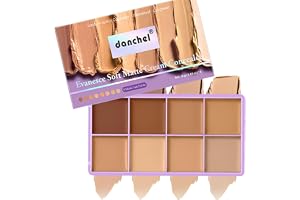 8 färger creme concealer foundation palett, naturlig matta långbärande kryddig vattentät bländbar full täckning kräm kontur highlighter färg korrigerande concealer foundation palett makeup
