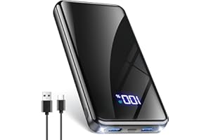 YILANS Power Bank,20000mAh Powerbank Schnellladefunktion 22,5W USB-C PD3.0 & QC4.0 Tragbarer Externer HandyAkkus mit LED Display,Kompatibel mit iPhone 16 Pro Max 15 14 Galaxy S25 Edge,für Reisen, Camping