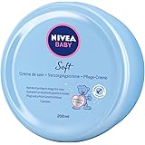 NIVEA Baby Gesichts- & Körpercreme Soft – Mit Mandelmilch & Vitaminen, 100 Ml, Hypoallergen & Vegan
