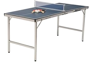 Pegasi Mini Tischtennisplatte - Tischtennis - Indoor Spiele - Tischtennisplatte - Faltbare Tischtennistisch - Table Tennis Table Indoor - Blau