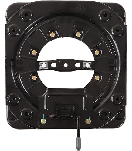 Plaque Pivotante Pour Siège Auto - Acier, 360°, 46,5x46 Cm, Avec Poignée, Pour Conducteur Ou Passager - 6