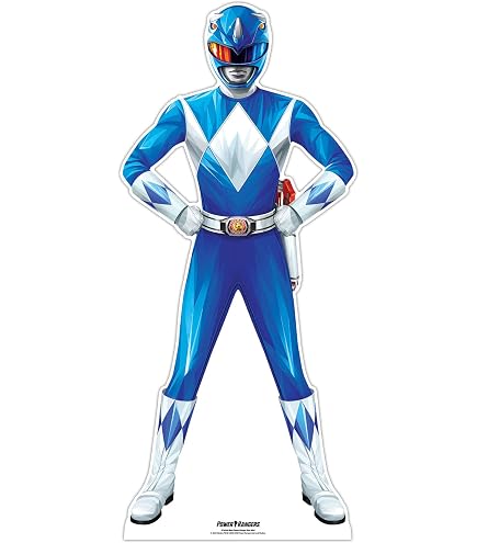 Mini Découpe Carton Power Ranger Rouge - Officiel Star Cutouts - Idéal Anniversaire, Décoration Fête Enfant, Photo Booth