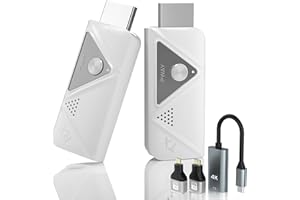 PWAY HDMI Wireless, Trasmettitore e ricevitore HDMI wireless, Full HD 1080p per lo streaming audio e video per laptop, PC su HDTV, proiettore