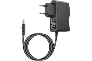 WECAN DMX Konsole Zubehör 12V DC Netzteil, 12V Gitarre Pedal Netzteil, 12 Volt 1000mA Ladekabel für Klavier Keyboard, Gitarre Effekte Pedal Adapter Center Positiv.