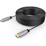 HDMI Cable 30M/Fiber Optical High Speed 18Gbps HD 4K HDMI Cable/Support 4K@60Hz,4:4:4 Ultra Slim,HDR10,HDCP2.2,ARC,3D,Dolby V