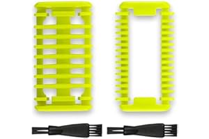GJKLO 2 Stück Intimhautschutz Körperkamm Schutzkamm-Set für QP2520 QP2530 QP2620 QP2630 QP6551, Elektrorasierer-Aufsätze Zubehör
