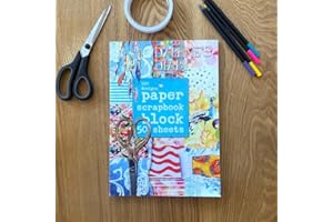 Daphne's Diary Scrapbook I | 50 Seiten mit 100 schönen Designs | Vintage Scrapbooking-Kit mit hochwertigem Papier und Bastelmaterialien | Ideal für Selbstfürsorge und kreative Projekte