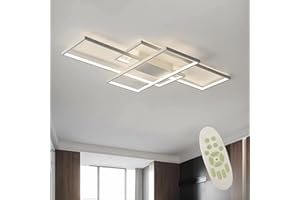 Diossad Plafoniera Led Soffitto Moderna,Dimmerabile Plafoniera Lampada Da Salotto Lampada Da Soffitto Led,Applica A Decorativa Soggiorno Camera Da Letto Cucina E Ufficio