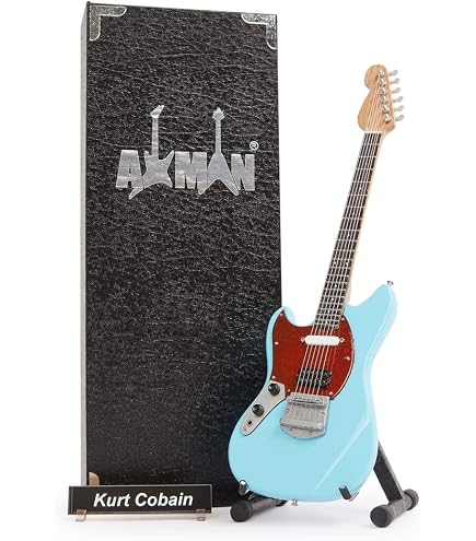Musik Geschenkidee Axman Richie Sambora (Bon Jovi) Miniatur-Gitarre - Handgefertigt, 1/4 Maßstab, Mit Displaybox Bon Jovi Gitarre Sammlerstück