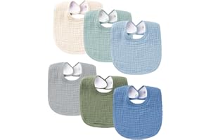 SLOSH Baberos Bebe Recien Nacido Algodón Bebé Niña Niño