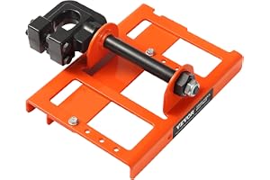 VEVOR Motorsågskvarn, vertikal timmerskärningsguide med 5 cm – 15 cm skärbredd, bärbar motorsågsfäste i gjutjärn, lätt trä oc