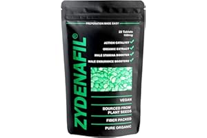 🆂🆃🆁𝗢🅽🅶 160 MG 𝗛𝗘𝗥𝗕𝗔𝗟 𝗧𝗮𝗯𝗹𝗲𝘁 𝗳𝗼𝗿 𝗺𝗲𝗻 Zydenafil™ 【﻿ＧｒｅｅｎＰｉｌｌ】| 20 Tablets | Supplement | Fast Acting | Ginseng Maca | Testosterone Supplements for Men | Made in UK