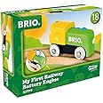 BRIO My First Railway Battery Powered Railway Train Engine - Toddler Toys for Kids 18 Months Up