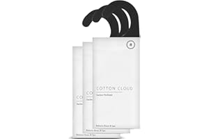 ‎BOHORIA BOHORIA® Duftsachet Duftsäckchen Raumduft Frische Wäsche I Perfekt für den Kleiderschrank, Auto, Schubladen, Schränke Beseitigung von Gerüchen, Raumduft (Cotton Cloud, 3er Pack)