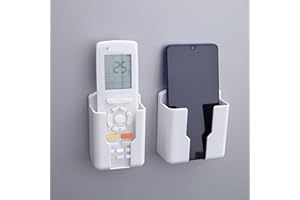 HPLIVE Supporto universale per telecomando da parete, bianco per condizionatore d'aria, supporto per telecomando da parete, piccolo