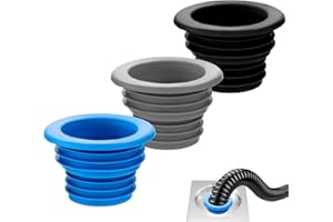 DSLSQD Wąż rurowy spustowy, silikonowy korek do pralki, uszczelnienie odpływu, pierścień uszczelniający