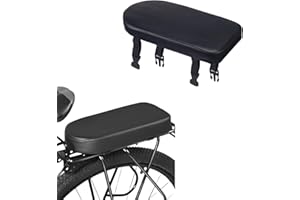 ZodiacZen Coussin de siège arrière de vélo, Selle arrière de vélo en PU, siège de vélo Confortable, siège arrière de vélo de Montagne, 30.5 x 15 x 3 cm