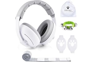 TURIUEBA 2in1 Ohrenschützer Baby Gehörschutz Kopfhörer Lärmschutz 0-4 Jahre Lärm Hörschutz Ohrenschutz Babykopfhöhrer Kinder Kleinkind Ear Protection Gehorschutzschutz Headphones Noise Cancelling Flugzeug
