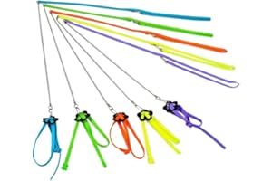 KEERSI Harnais et laisse Anti-morsure réglable pour Bird Gris du Gabon cacatoès Perroquet perruche calopsitte élégante Amazone Amazon Medium Large Parrot