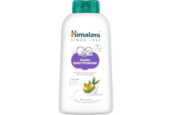 Himalaya Gentle Baby Powder 700g | No.1 Baby Powder brand | 99% NOI | Keeps baby's skin smooth & dry with natural goodness|Ol