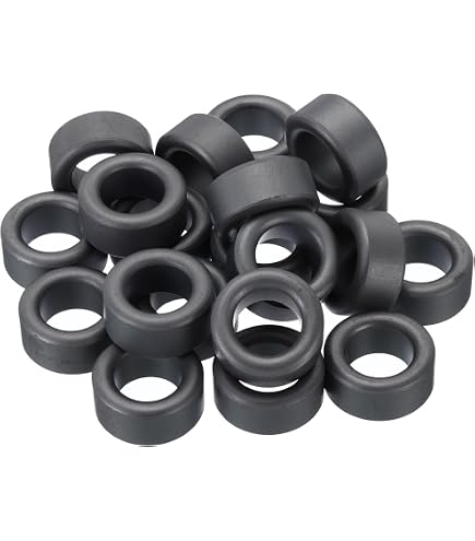 YOKIVE 10 Pcs Toroid Ferrite Core, Ferrite Rings Toroid Core