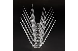 FavHome Polycarbonate Bird Spikes (Double Sided Tape, 10)