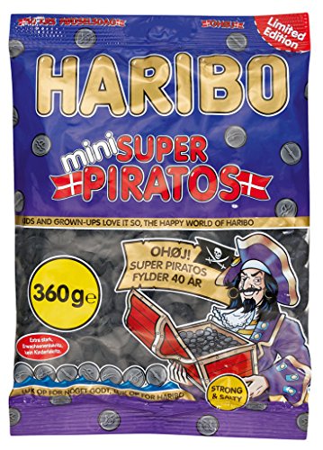 Haribo - Mini Super Piratos Lakritz - 360g
