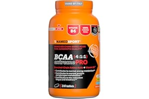 NAMEDSPORT SUPERFOOD NAMEDSPORT> BCAA 4:1:1 ExtremePro, Supplément à base d’Acides Aminés Ramifiés, Vitamine B6, Réduit la Fatigue, Stimule la Synthèse Protéique, Idéal en Sport Endurance, Brand Of of Italy, 210 Comprimés