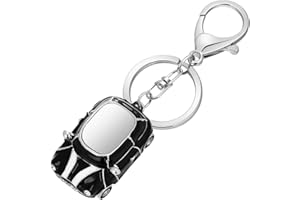 Amosfun Mini Auto SchlüSselanhäNger Schwarz - Vielseitiger SchlüSselanhäNger FüR Taschen, Handtaschen, Autos, RucksäCke, Perfektes Zierde FüR Kinder Und Jugendliche