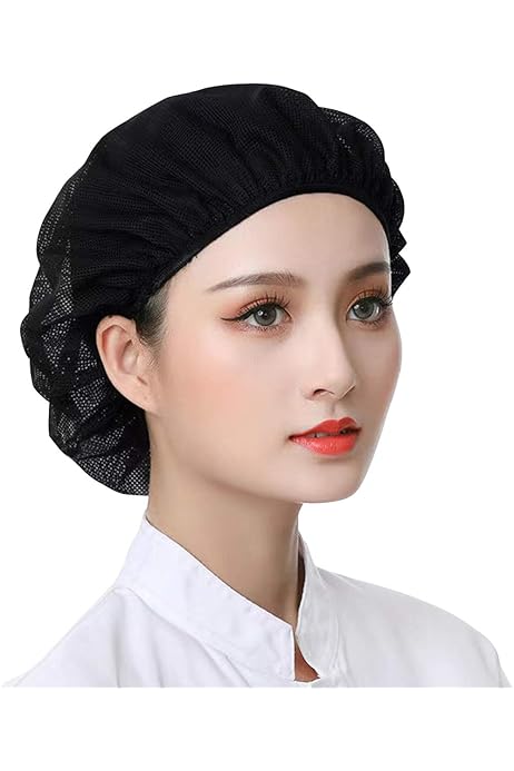 2 Kochmützen Aus Netzstoff - Verstellbar & Atmungsaktiv - Ideal Für Küche, Gastronomie & Service