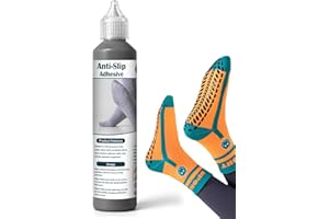 DINGSEN Sock Stop, Sockenstopper Flüssig, Sockenstopper für Wollsocken - 100 g Schwarz, Waschbar, Latexfrei, mit Präzisionsspitze, Socken Stopper Flüssigkeit für Erwachsene, Senioren & Haustiere