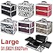 Beyondfashion Black Beauty Box Beauty Jewellery Storage Bag Nail Saloon Case (Leopard)