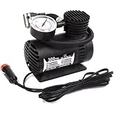 12V Ara&ccedil; Hava Kompres&ouml;r&uuml;, 300 PSI Lastik Şişirme Pompası, &Ccedil;akmak Girişli Mini Kompres&ouml;r, Taşınabilir Oto Lastik Şişirici, Ara