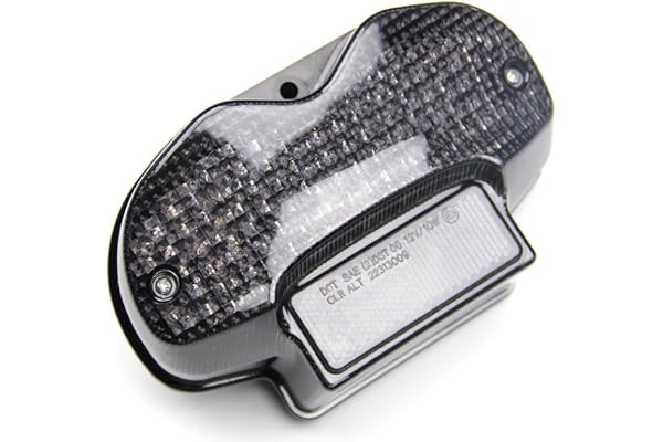 AVDB-moto Feu Stop Led Clignotants Intégrés compatible avec GSF Bandit 600 1200 2000-2005 (Teinté)
