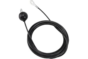 DAUZ Câble de Remplacement de Gymnastique à Domicile, Longueur Réglable, Prend en Charge Le Câble de Poulie de Fitness Haute Tension pour Studios