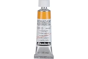 Schmincke – HORADAM® AQUARELL - feinste Künstler-Aquarellfarben, Indischgelb - 15 ml