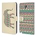 Produktbild Head Case Designs Elefant Gemustert Tiere Silhouettes Brieftasche Handyhülle aus Leder für Samsung Galaxy Note 3 Neo