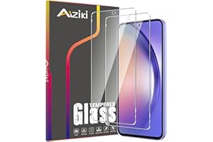 Aiziki [2 sztuki szkła hartowanego do Samsung Galaxy A54 5G, HD Clear, anti-scratching, anti-fingerprint, twardość 9H folia ochronna z pełnym pokryciem z Samsung Galaxy A54 5G