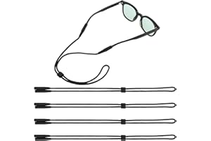RZCOMP 4 PCS Adjustable Glasses Strap Universal Eyeglasses Strap Glasses Holder Sunglass Strap Eye Glasses Holders Around Neck Sport Glasses Strap for Men Women Kids