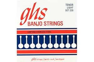 GHS STRINGS ghs 220 LIGHT Banjo Stainless Steel (4-strunowe)