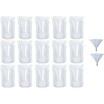 Oumuik Trinkbeutel Set - Auslaufsichere Flüssigkeitsbeutel Für Cocktails, Säfte & Alkohol | Ideal Für Festivals, Picknick & Camping