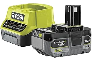 Kit energia con batteria 4.0 Ah e caricabatterie RYOBI RC18120-140X ONE+ 18V