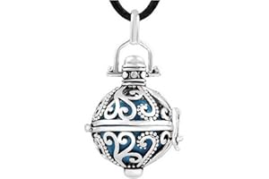 BIJOUX DE GROSSESSE Pendentif Bijou Argent Grossesse Bola Arabesque Bleu. Livraison avec suivi.