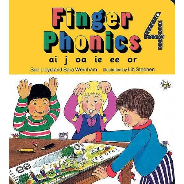 Finger Phonics Book 1: in Precursive Letters (British English