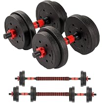 YOTTOY Set di manubri da 1-6,8 kg per donne, antiscivolo, per