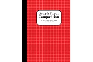 Graph Paper Composition Notebook: Grid Paper Notebook, Quad Ruled, 100 Sheets (Large, 8.5 x 11)